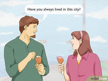 Ask your date questions about their daily life as a way to break the ice.
