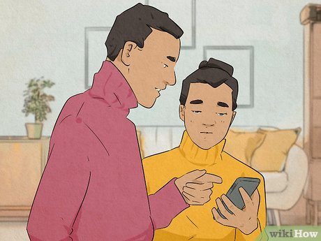 Step 1 Ask to look at her phone.