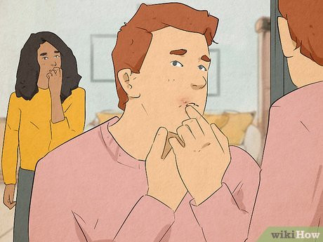 Step 2 STDS or other signs can make him suspicious.