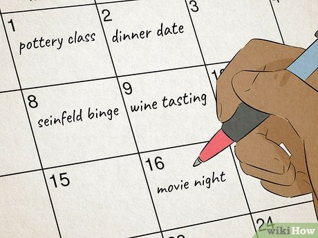 A packed calendar tells him he has to work for your time.