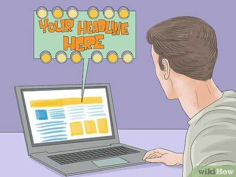 Step 9 Use an eyecatching headline.