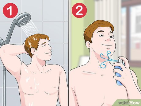 Step 3 Apply fragrance to damp skin after your shower.