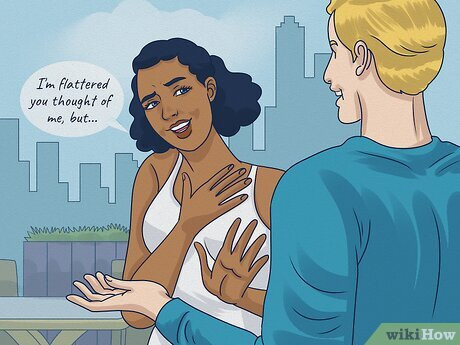 Step 1 Acknowledge his effort in asking you out.