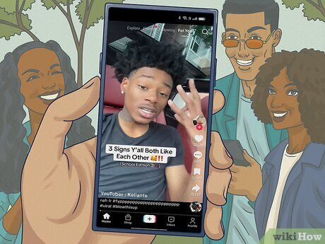 Step 2 Their friends start talking to you.