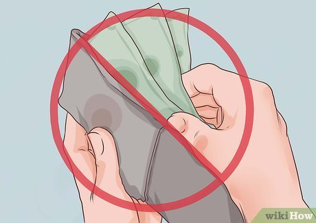 Step 5 Put the wallet away and pull out the picnic basket.