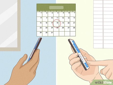 Step 2 Work around each other's schedules.