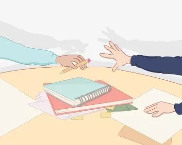 在学校和男朋友甜甜地调情