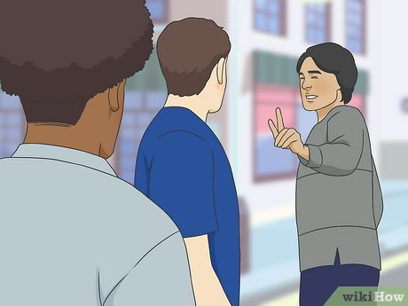 Step 2 He stops spending time with his friends.