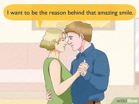 Emphasize your deep love for him while you compliment his smile.